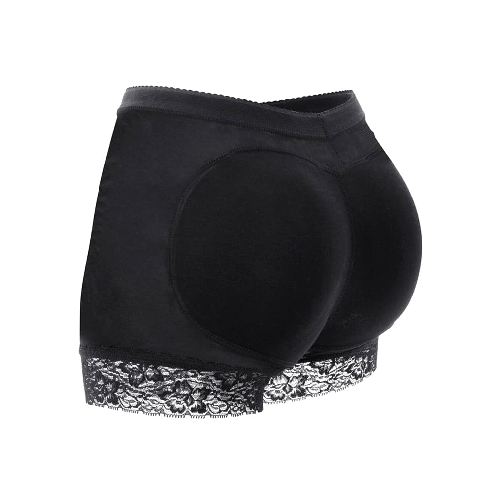 GNAFOTUWomens Fake Buttock Briefs Butt Lifter Padded Control Panties Hip ，Seamless Lace Body Shaper