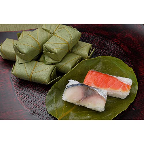 冷凍 柿の葉ずし2種10個入(鯖・鮭)390g【お届け不可地域:北海道・沖縄・離島】【二重包装不可】