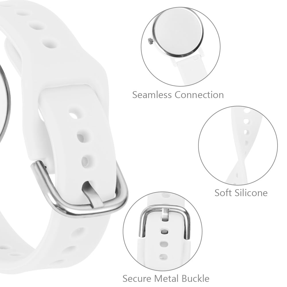 OFFCUP Reloj para Mujer Con Correa de Silicona, Deportivo de 38mm, Analógico de Cuarzo Con Esfera de Fácil Lectura, de Pulsera para Enfermeras, Estudiantes y Niñas