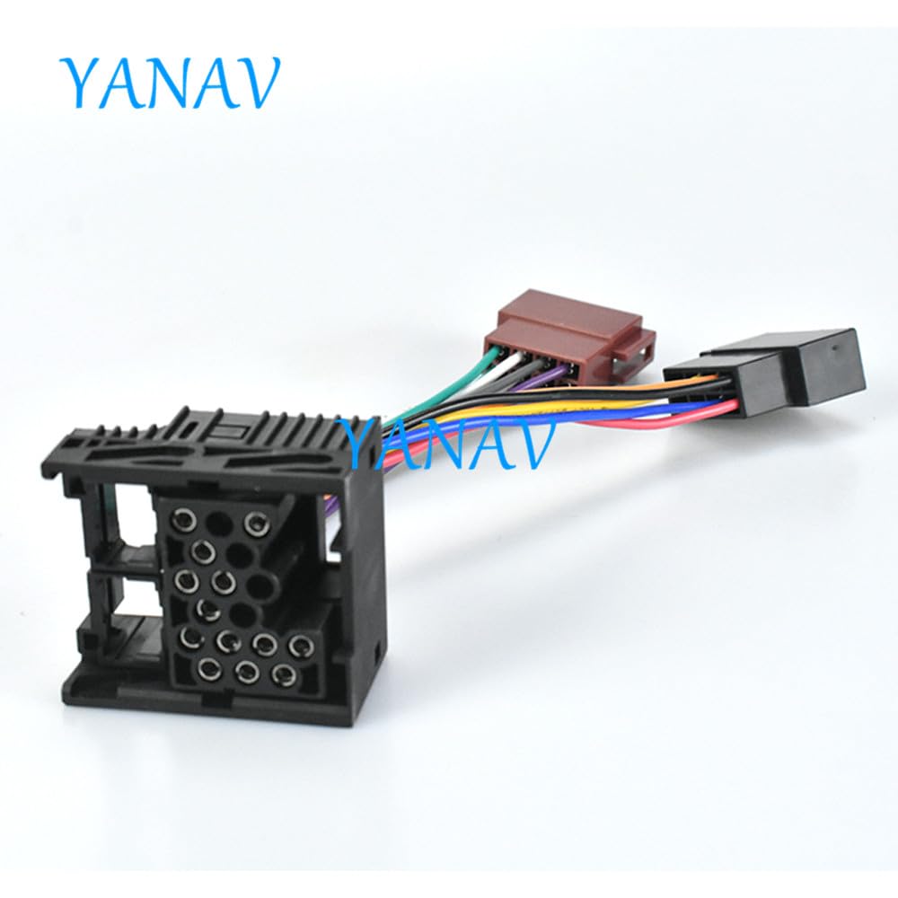 12-103 Wire Harness Adaptor for-for BMW 1987+ (Select Models)/for-for Land Rover 2001+ Car Stereo Radio ISO Standard Connector Adapter