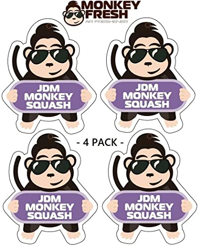 Image of Monkey Fresh Hanging Car Air Fresheners (JDM Monkey Squash)