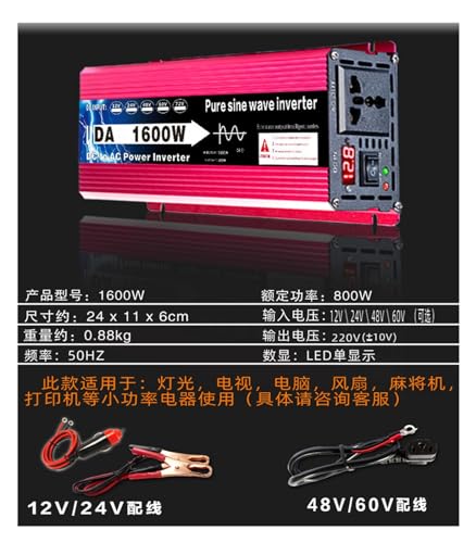 Convertisseur 60V 220V 1600W pour protéger vos appareils - 2