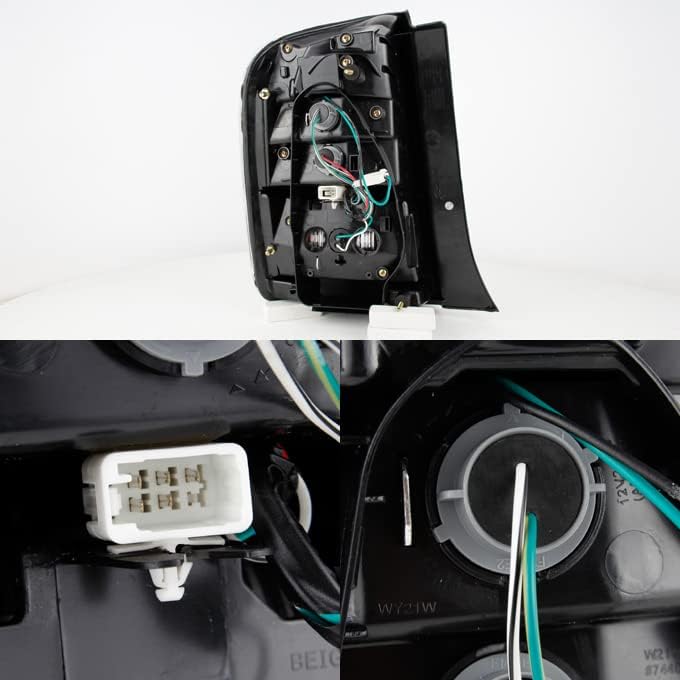 AKKON - For 2006 2007 2008 2009 Toyota Prius Driver Left LH & Passenger Right RH Side Tail Lights Tail Lamps Set