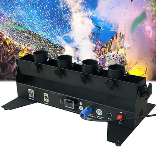 Lanzador de confeti eléctrico con control remoto de activación simultánea