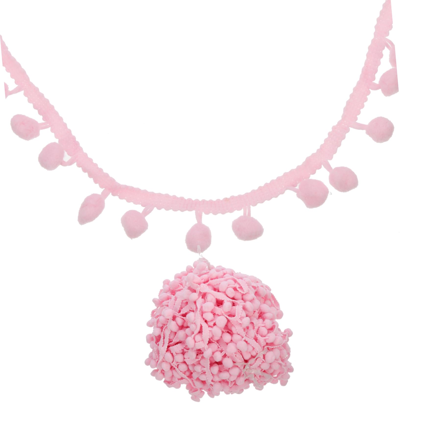 Operitacx 3stücke Pom Pom Fringe Trim Farbige Pompons Für Nähprojekte Vielseitig Einsetzbar Für Kleidung Vorhänge Und Wohnaccessoires Yards