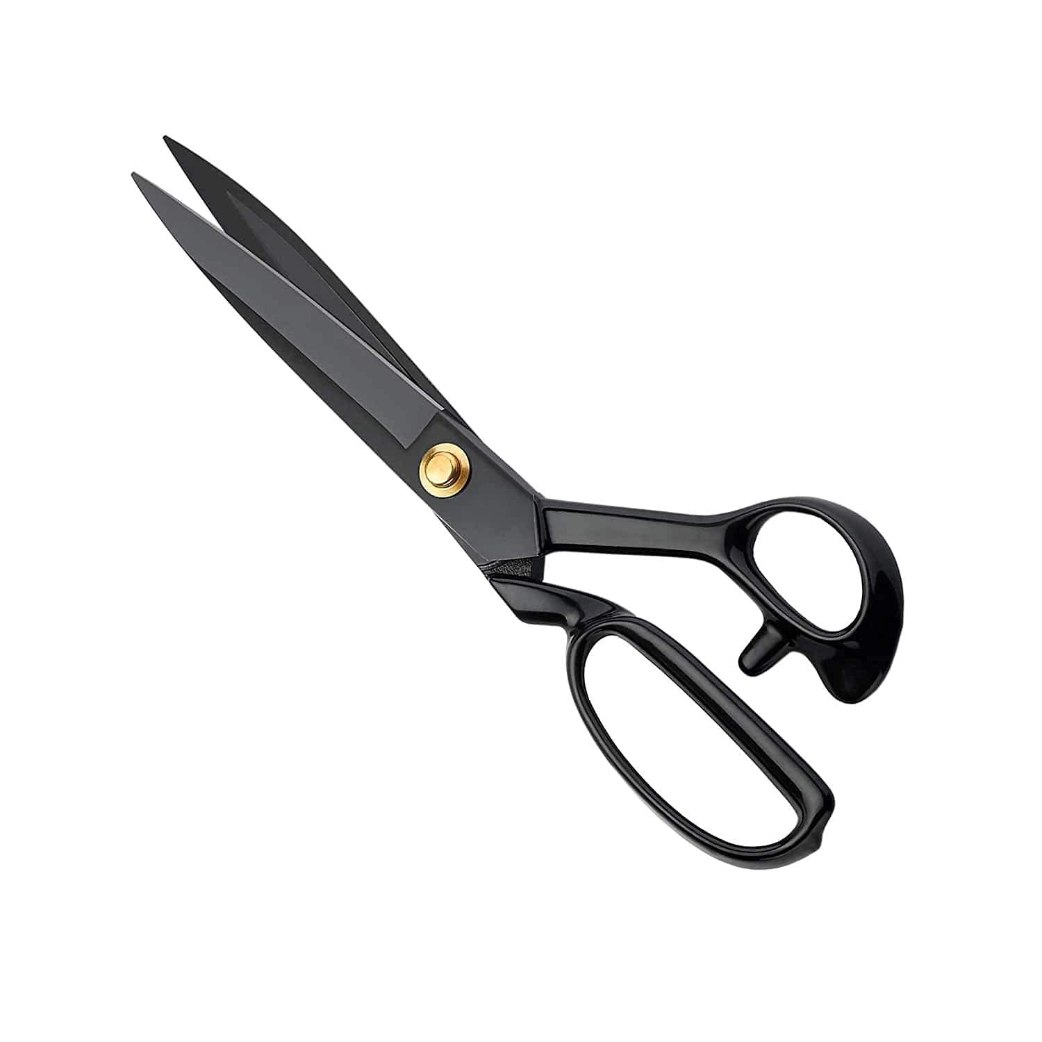 Black Carbon Steel Multipurpose Tailor Scissor 10 Inch Original Heavy Duty Western Tailoring Cutting Scissors for Fabric Cloth Stitching Crafts