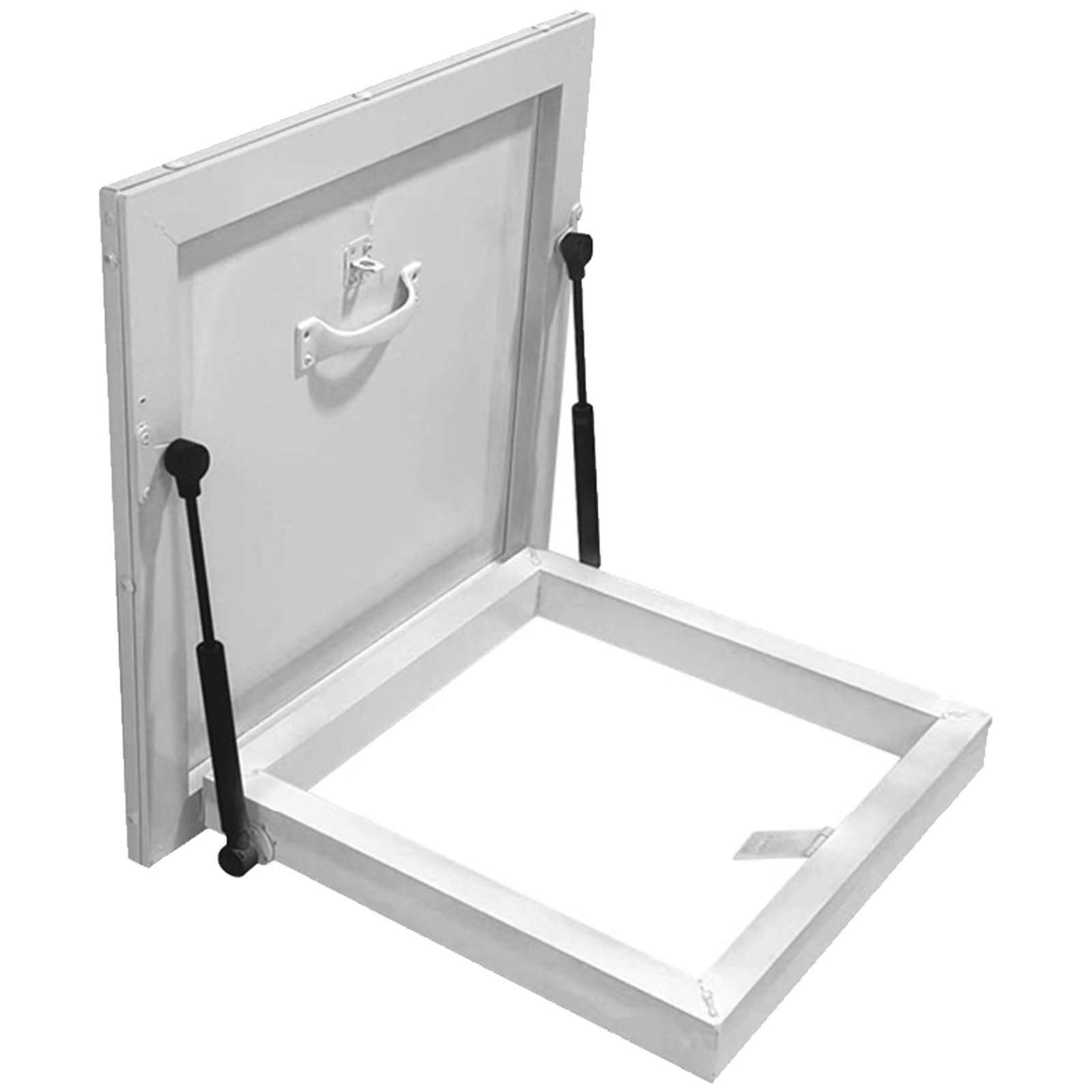 Trappe d'accès en aluminium durable 60x60 avec puits de lumière étanche