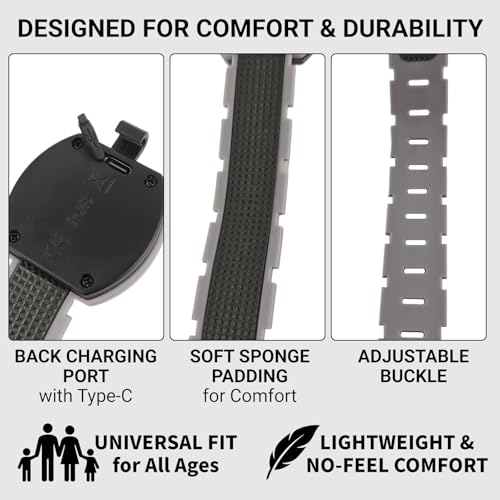 Luces LED tipo C recargables para correr de noche evitando zonas oscuras 6