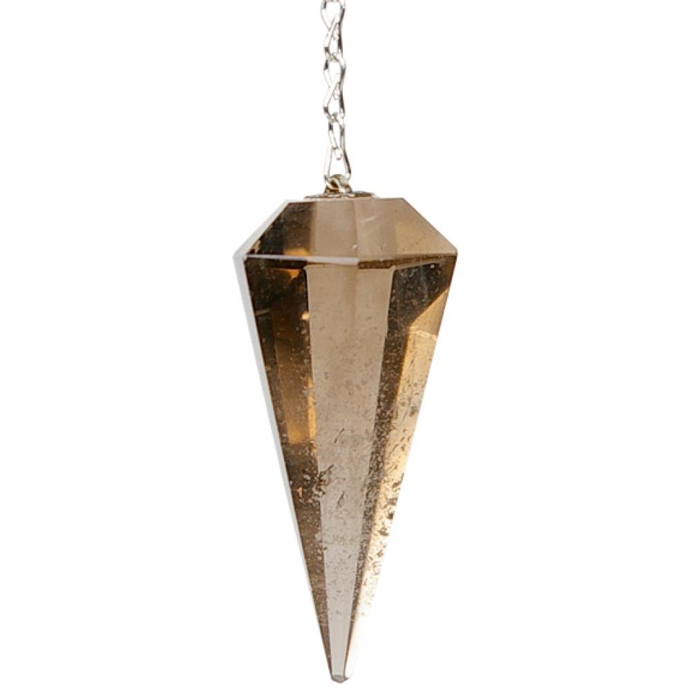 Faceted Pendulum Smoke Quartz