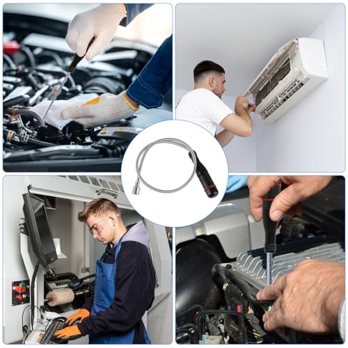 Stabmagnet Stark, Magnetstab Flexibel, 60 CM Magnetheber Magnetstabgreifer, Flexibler Biegbarer Magnetgreifer, Tragbares Magnet Werkzeug zum Aufnehmen von kleinen Teilen, Metallgegenstände