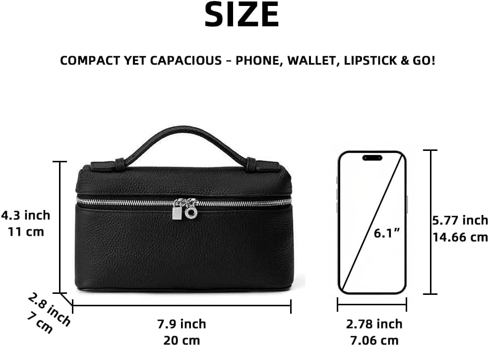 TANMESSO Crossbody Bag for Women –Designer Handbag Small Shoulder Handbag, Quiet Luxury Trendy Ladies Leather Mini Purse Bag - Image 5