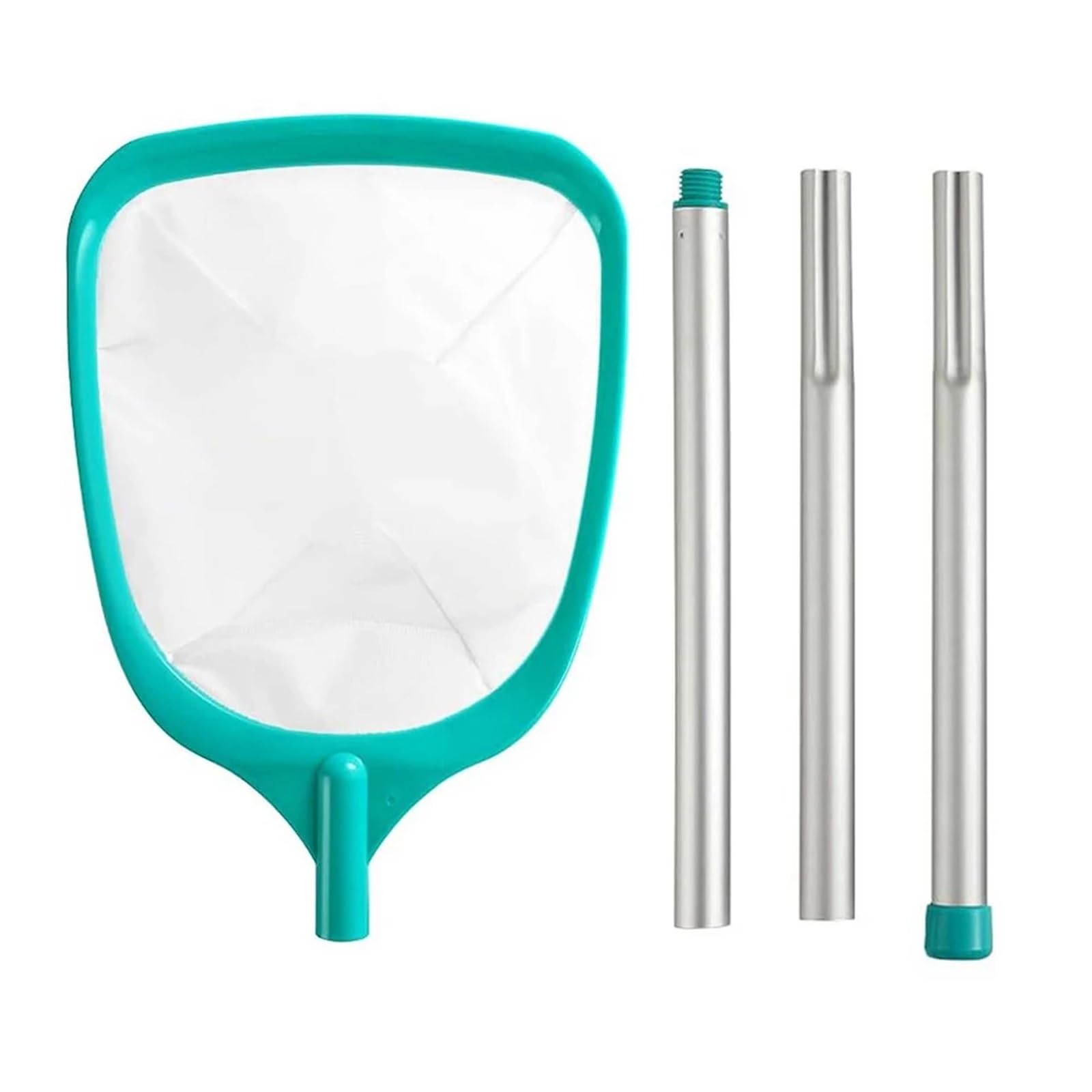 Épuisette de Piscine à Mailles Ultra Fines avec Manche en Alliage d'aluminium for Le Nettoyage des Feuilles et des débris pour Nettoyer la Piscine