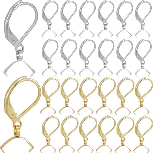 Earrings Silver Gold Hypoallergenic Lever Back Leverback Ear Hooks