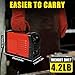 200Amp Welding Machine with 25 Rods, Portable 110V ARC Stick Welder for 1/16