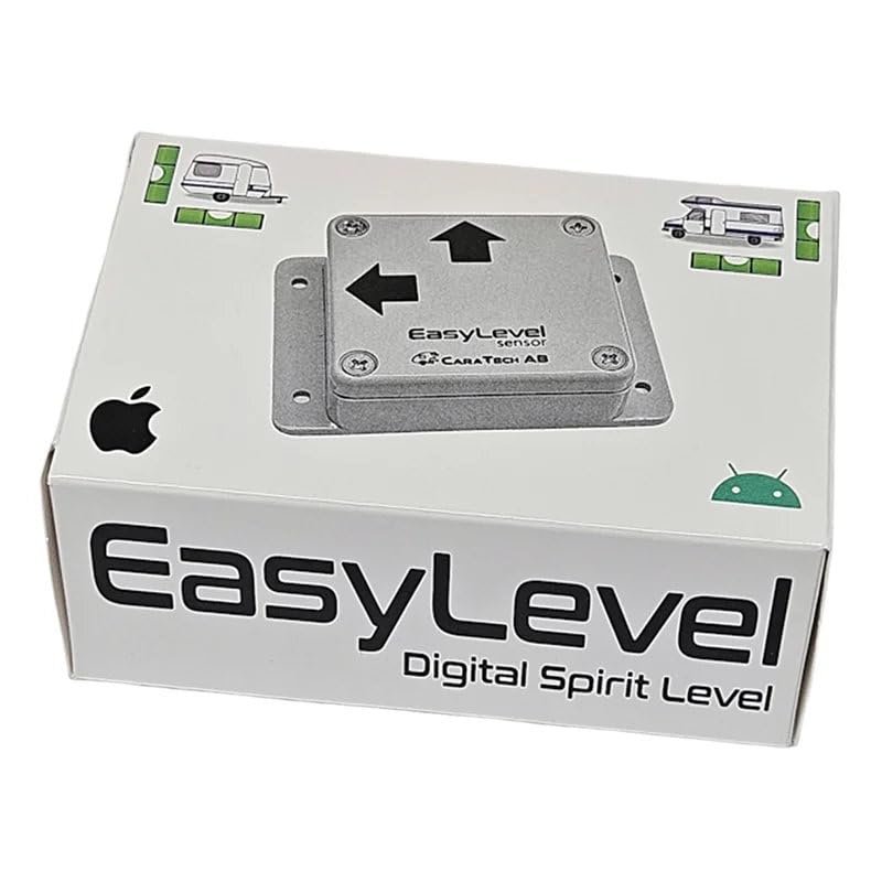 CaraTech EasyLevel Nivel digital con aplicación para autocaravana remolque
