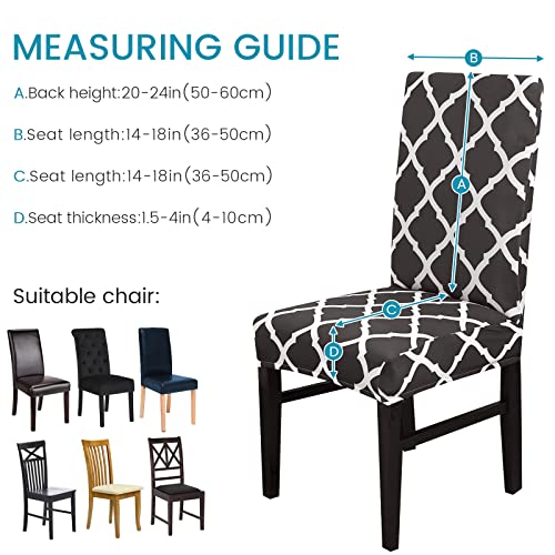 LiveGo Coprisedili da Pranzo Elasticizzati, 4