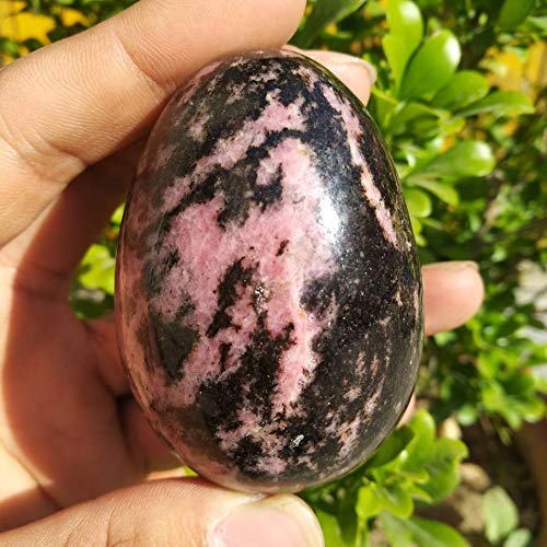 Œuf en quartz tourmaline rouge sphère minérale naturelle collection