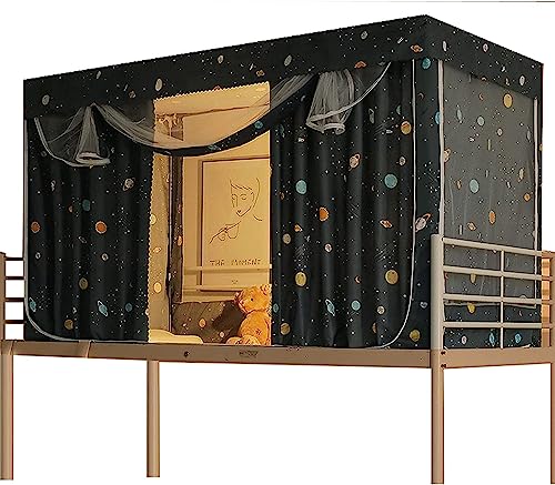 Tissu d'ombrage pour étudiant et rideau occultant de lit superposé