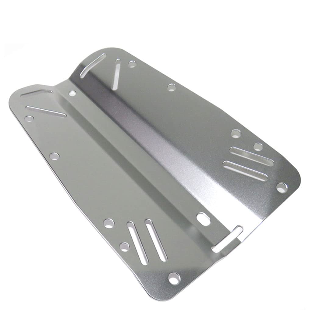 Nobranded Universal Scuba Diving Aluminio Back Plate Backplate Buceo BCD arnés para Snorkel