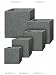 Pflanzwerk® Maceta Cube Granito Gris 23x23x23cm *Resistente a Las heladas* *Protección UV*...