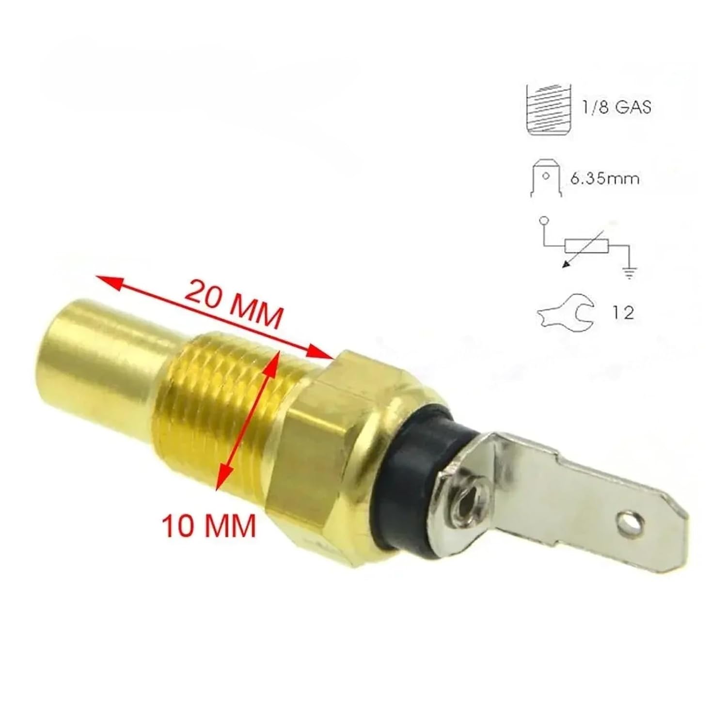 34850-50A00 34850-82000 Coolant Temperature Sensor