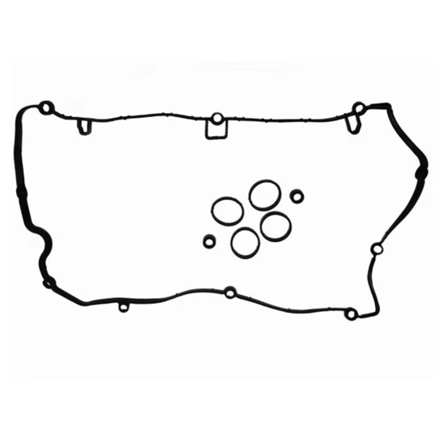 Compatible with MINI for Countryman 2010-2016 Car Engine Valve Compartment Cover Sealing Gasket Spacer Replace OEM 11127582400 Car Valve Cover Gasket