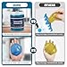vioview 4 Pack Car Cleaning Gel, Blue Car Cleaning Putty, Universal Auto Detailing Tools Car Slime Dust Cleaning Gel for Car Interior, Air Vent, Dashboard, Keyboard 28 OZ (Blue)