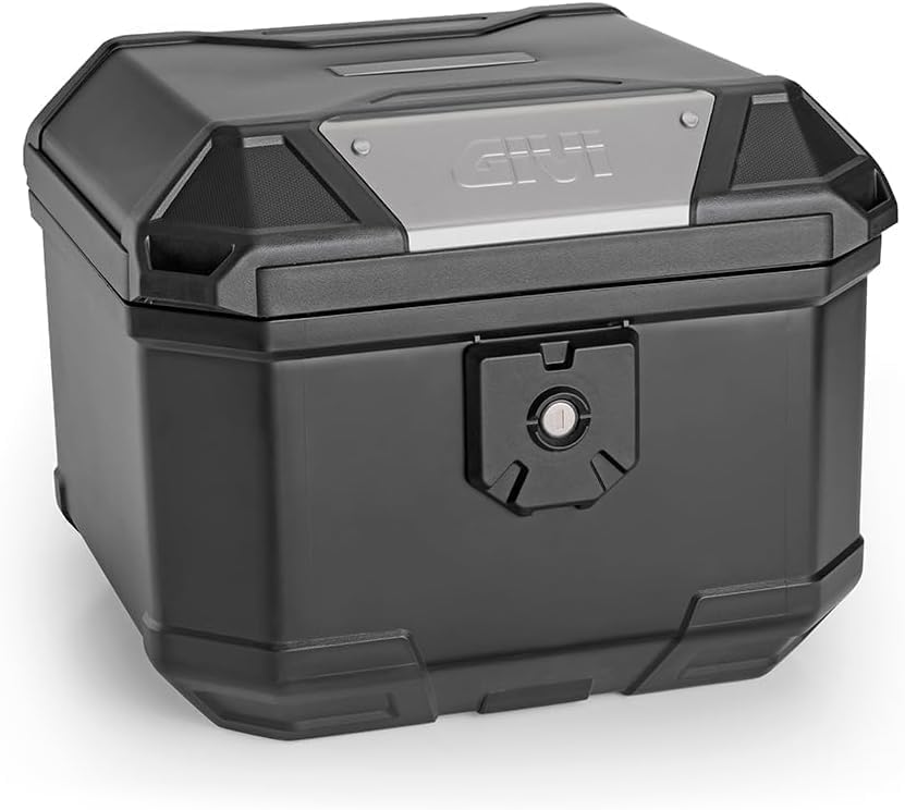 Generico Black 38L Top Case Case Motorcycle Scooter Compatible wi...