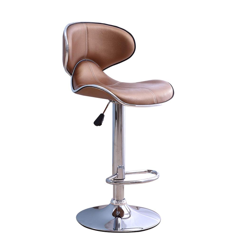 Chaise de bar pivotante en cuir artificiel avec hauteur réglable pour comptoir