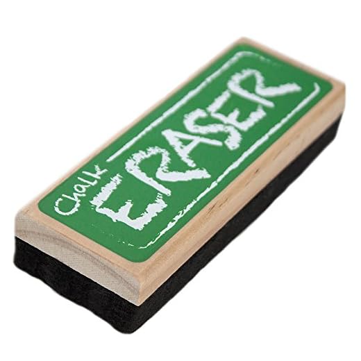 Imagination Generation Chalk and Dry Erase Board Black Felt Eraser|Dustless, Noiseless| for Classroom or Home| Pack of 1