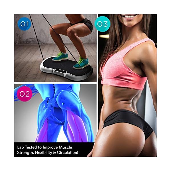 Hurtle-Fitness-Vibration-Platform-Workout-Machine-Exercise-Equipment-For-Home-Vibration-Plate-Balance-Your-Weight-Workout-Equipment-Includes-Remote-Control-Balance-Straps-Included-HURVBTR30 Hurtle Fitness Vibration Platform Workout Machine | Exercise Equipment For Home | Vibration Plate | Balance Your Weight Workout Equipment Includes, Remote Control & Balance Straps Included (HURVBTR30)