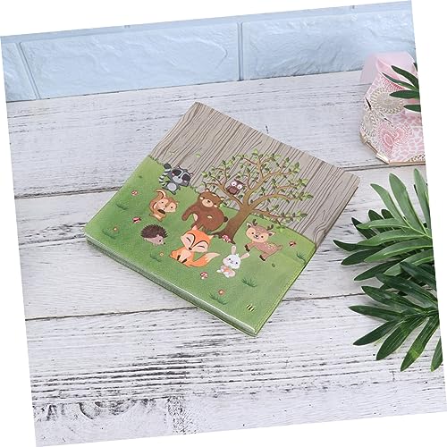 KONTONTY 20 Peças Guardanapos De Animais Da Selva Toalhas De Papel Descartáveis ​​Guardanapos Vívido