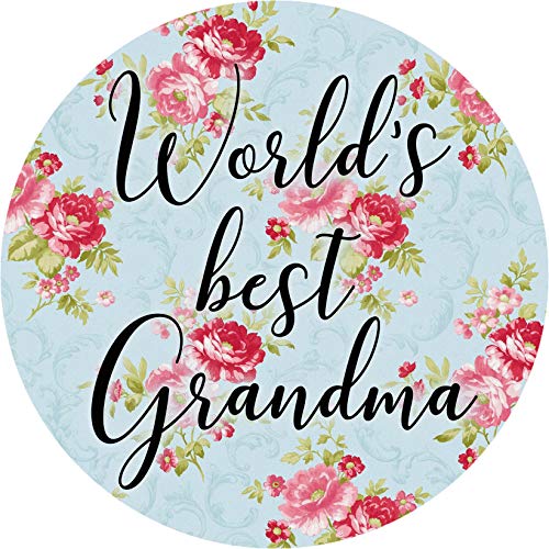 Carson Round Single Car Coaster - World's Best Grandma