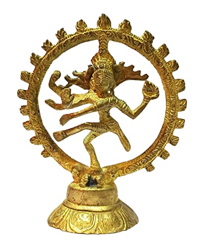 Estatua de Latón Lord Shiva Natraj para Decoración miniatura 2