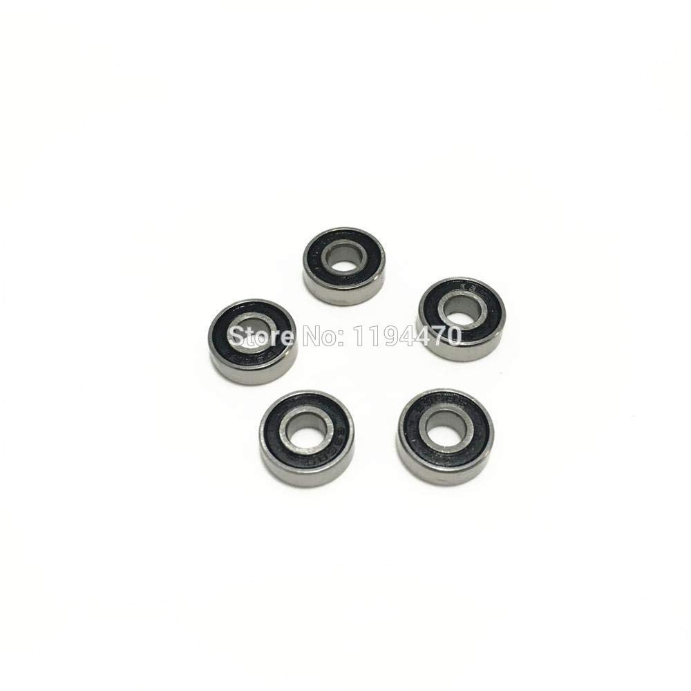 Ochoos 10pcs 638-2RS 638RS 638 RS 2RS 8x28x9mm Rubber Sealed Deep Groove Ball Bearing Miniature Bearing