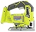 RYOBI One+ P5231 18V Lithium Ion Cordless Orbital T-Shaped 3,000 SPM Jigsaw (Battery Not Included, Power Tool and T-Shaped Wood Cutting Blade Only)