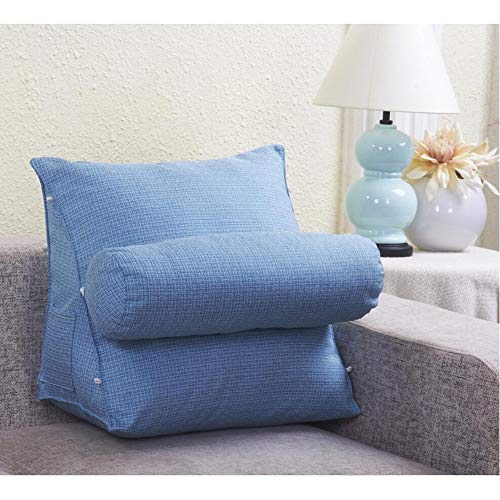 FYMDHB886 Triangle cushion Bedside large backrest Linen sofa with large backrest Soft bag large waist household products bed linings buffer mat