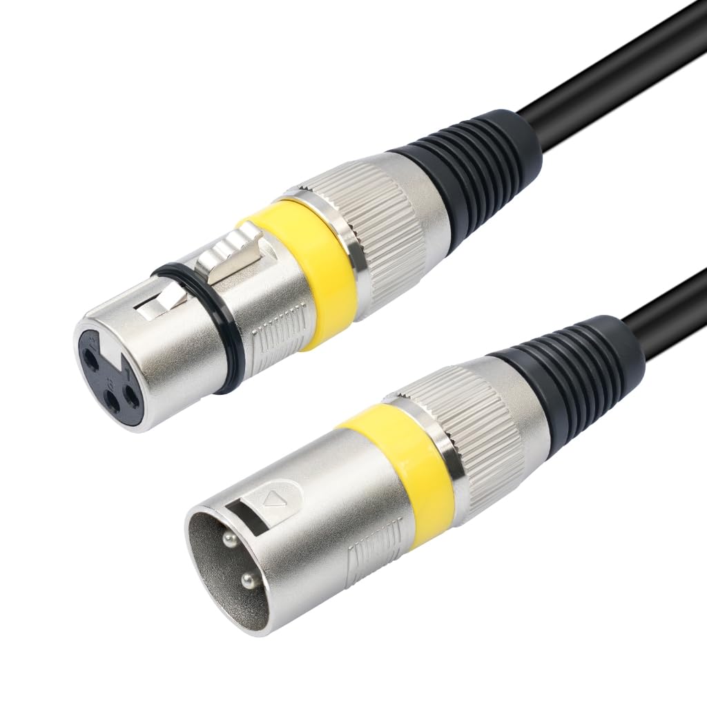 10 szt. 3-pinowy kabel mikrofonowy męski na żeński 3-pinowy kabel głośnikowy 3-pinowy