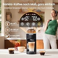 Magician2 5 in 1 Kapselmaschine für Nespresso, Dolce Gusto, Lavazza A Modo Mio, ESE 44 Pads und Kaffeepulver, 20 Bars, 1400W, 1,2 L, LED-Display, Espressomaschine | Kaffeemaschine für Zuhause und Büro – Ansicht 5