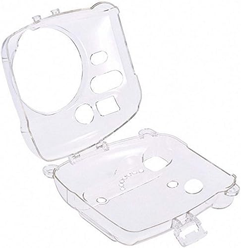 Miniatura 5 de Funda Wolven Crystal para cámara Fujifilm Instax Mini 8/Mini 8 +/mini 9, carcasa transparente, con correa ajustable para el hombro para Fujifilm
