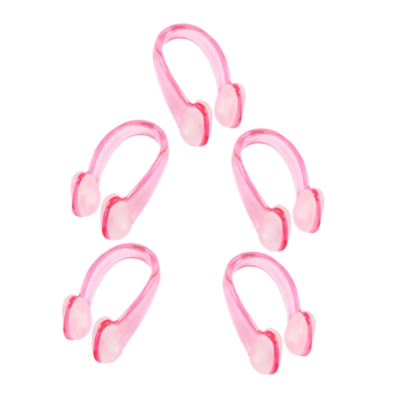 POPETPOP Swim Nose Plugs for Kids Adults 5 Pack Non-Slip Comfortable Swimming Goggles Accessories Nose Clamp for Pool