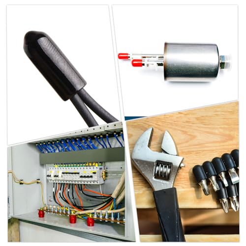 Tapas de goma para tornillos uxcell de 19 mm que eliminan bordes cortantes en tubos 7