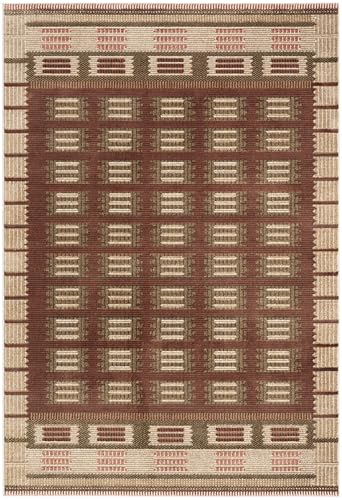 Tapete decorativo Nourison Nordic 5' x 7' Rust miniatura 3