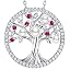 V1 July June Birthstone - Ruby Pearl Necklace
