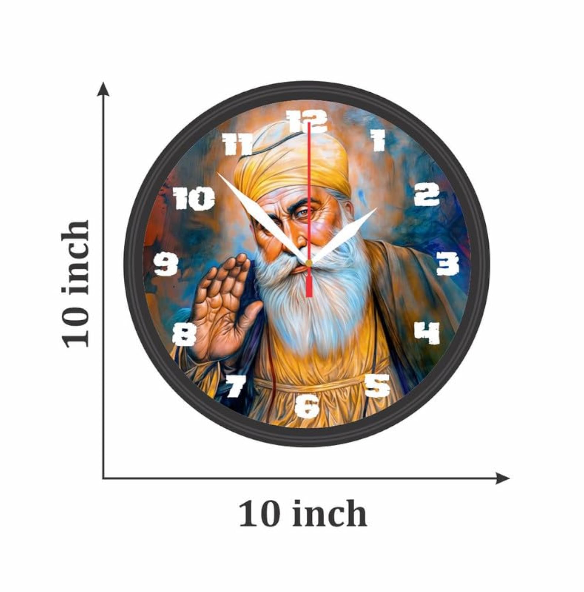 Wall Clock for Living Room & Bedroom Decor
