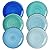 vancasso Bonita Blue Salad Plate Set of 6 Bundles Pasta Bowls Set of 4