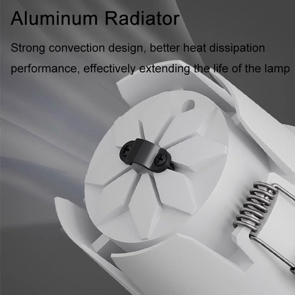 Flush Mount Ceiling Can Light, 3 Color Ceiling Downlight, LED Recessed Lighting, 7W Directional Downlights, White Aluminum Spotlights for Living Dining Room Bedroom Hallway 9 Pcs