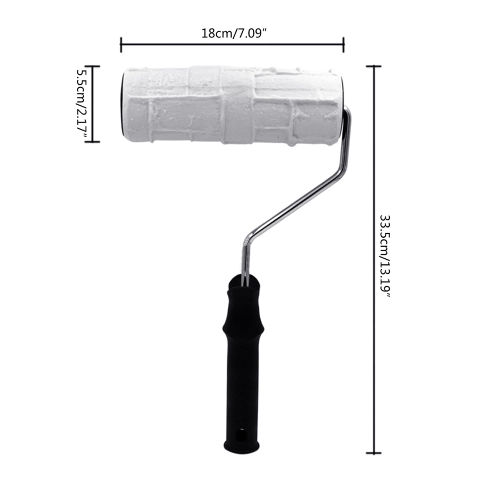 Haushalt DIY Farbe Präge Roller Kunst Pinsel Bau Werkzeug Ziegel Roller for Wand Farbe Textur Roll Blume Rolle