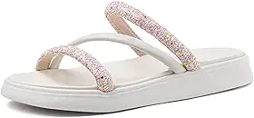 Chinelo Flatform Tira Tripla Multi Preto Moleca 5469.121