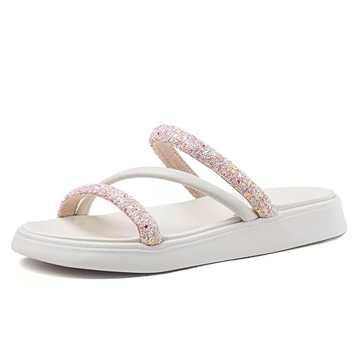 Chinelo Flatform Tira Tripla Multi Preto Moleca 5469.121